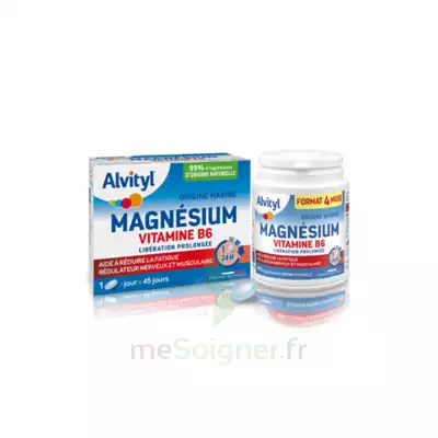 Alvityl Magnésium Vitamine B6 Libération Prolongée Comprimés Lp B/45 à VERVINS